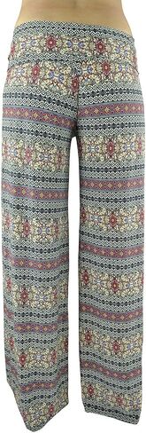 Belle Donne Women Palazzo Pants Chevron Aztec Tribal Highwaist Pants Plus Size in Kuwait