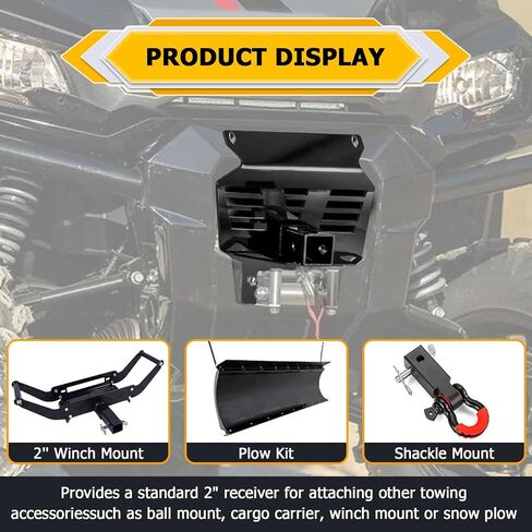 Weisen 2 "مستقبل أمامي Towing Hitch متوافق مع Honda Pioneer 1000/1000-5/1000-6 2022-2025 in Saudi Arabia