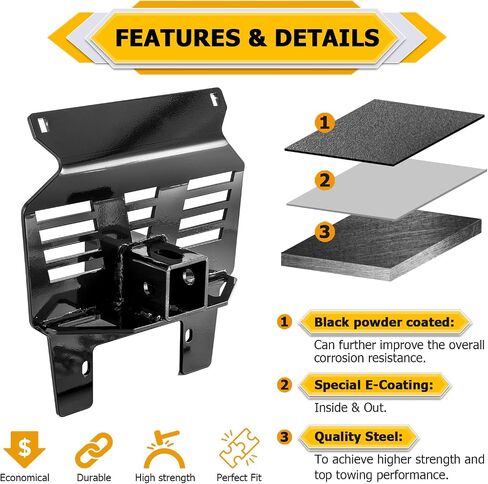 Weisen 2 "مستقبل أمامي Towing Hitch متوافق مع Honda Pioneer 1000/1000-5/1000-6 2022-2025 in Saudi Arabia