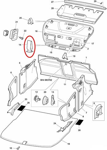 OAUTOO 20PCS 22 مم مقطع لوحة صلب سوداء سوداء ل 4A0-867-276 VW AUDI 4A0867276 in Saudi Arabia