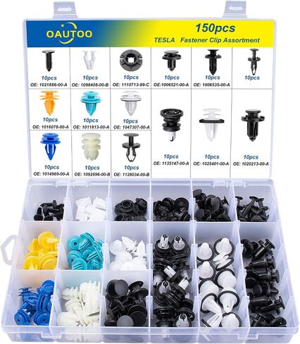Oautoo 150pcs لـ Tesla Body Interior and Externer Retainer Clip Clip in Saudi Arabia