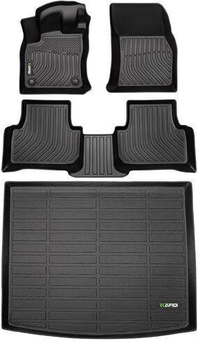 HAFIDI® Floor Mats & Cargo Liner Set Fit for Nissan Altima 2025 2024-2019 All Weather Protection TPE Anti-Slip Car Full Set Floor Liners Custom Accessories - Black in Kuwait