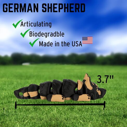 ثلاثية الأبعاد المطبوعة الألمانية Shepherd Dog Cheychain - 3D المطبوعة التعبير عن سلسلة مفاتيح تململ - هدية الكلب اللطيف - مشبك جراد البحر المعدني in Kuwait