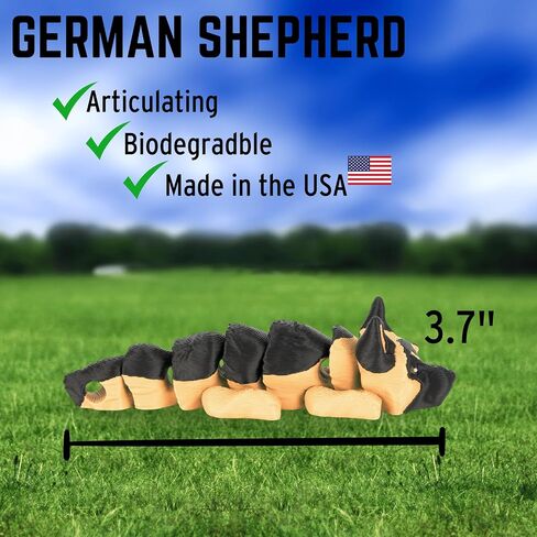 ثلاثية الأبعاد المطبوعة الألمانية Shepherd Dog Cheychain - 3D المطبوعة التعبير عن سلسلة مفاتيح تململ - هدية الكلب اللطيف - مشبك جراد البحر المعدني in Kuwait