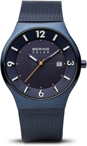 Bering Men's Watch Solar Motion - Solar Collection مع الفولاذ المقاوم للصدأ وزجاج الياقوت 14440 -xxx ساعات معصم in Saudi Arabia