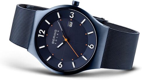 Bering Men's Watch Solar Motion - Solar Collection مع الفولاذ المقاوم للصدأ وزجاج الياقوت 14440 -xxx ساعات معصم in Saudi Arabia
