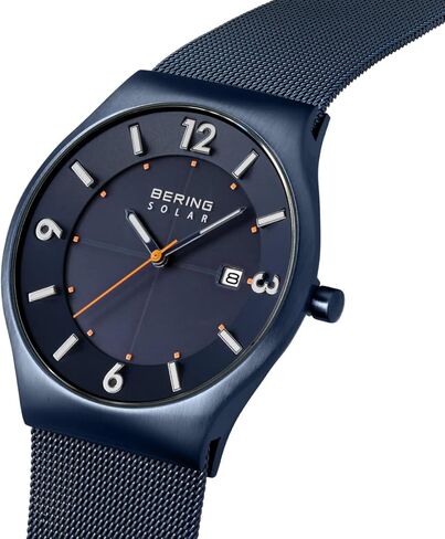 Bering Men's Watch Solar Motion - Solar Collection مع الفولاذ المقاوم للصدأ وزجاج الياقوت 14440 -xxx ساعات معصم in Saudi Arabia