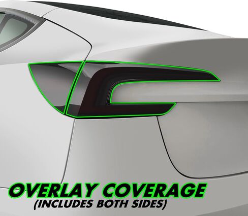 Slickmod Precut Vinyl Smoke Lint لعام 2024-2026 Tesla Model 3 Light (Dark Smoke ، 1. Wanillight) in Saudi Arabia