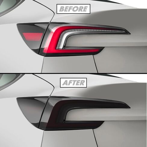 Slickmod Precut Vinyl Smoke Lint لعام 2024-2026 Tesla Model 3 Light (Dark Smoke ، 1. Wanillight) in Saudi Arabia