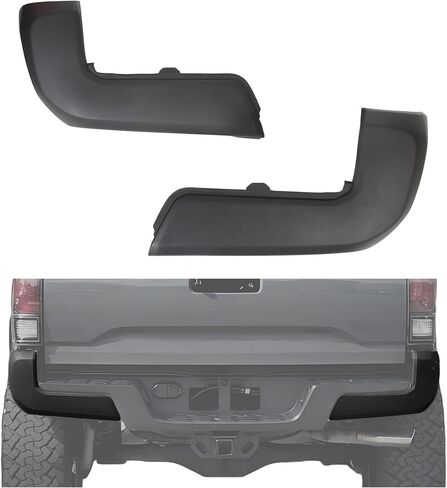 غطاء نهاية المصد الخلفي Kuafu متوافق مع 2016-2023 Toyota Tacoma ث/س ثقب المستشعر TO1105133 TO1104133 in Saudi Arabia