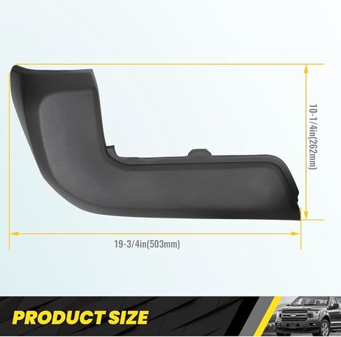 غطاء نهاية المصد الخلفي Kuafu متوافق مع 2016-2023 Toyota Tacoma ث/س ثقب المستشعر TO1105133 TO1104133 in Saudi Arabia