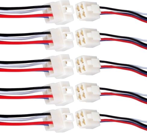 الذكور أنثى مقبس محطة 6.3 مم 2Pin موصلات سلك السيارات الكهربائية لسيارة الدراجات النارية (2Pin - 5pairs) in Kuwait