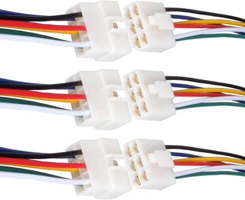 الذكور أنثى مقبس محطة 6.3 مم 2Pin موصلات سلك السيارات الكهربائية لسيارة الدراجات النارية (2Pin - 5pairs) in Kuwait