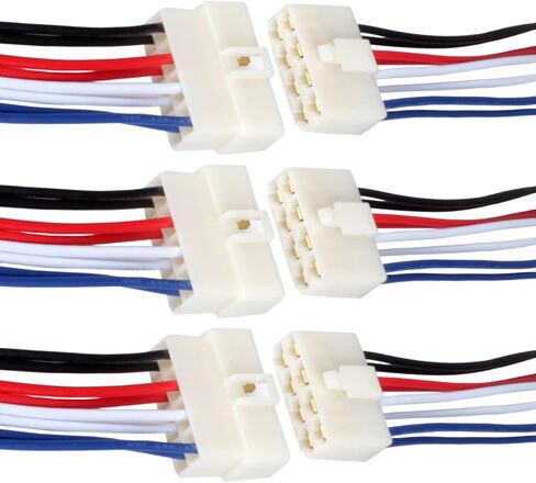 الذكور أنثى مقبس محطة 6.3 مم 2Pin موصلات سلك السيارات الكهربائية لسيارة الدراجات النارية (2Pin - 5pairs) in Kuwait
