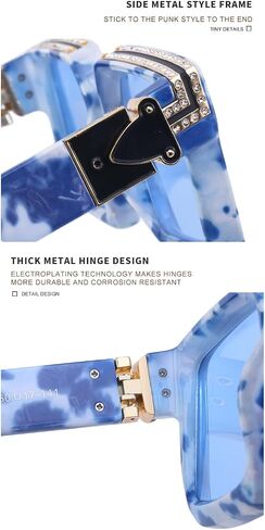 Luxury Eyewear, Designer Square Sunglasses, UV 400 protection, Thick and strong Frame, for Men and Women in Saudi Arabia