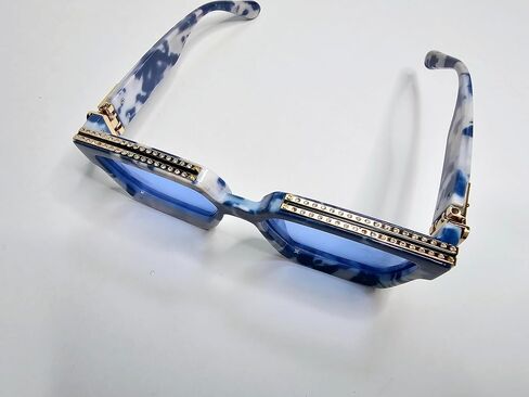 Luxury Eyewear, Designer Square Sunglasses, UV 400 protection, Thick and strong Frame, for Men and Women in Saudi Arabia