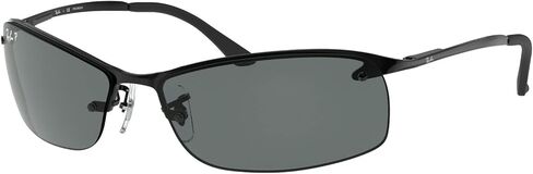 Ray-Ban RB3183 Sunglasses Bundle: RB 3183 RB3183 002/81 Black Grey and Universal Anti-slip Silicone Leash in Kuwait