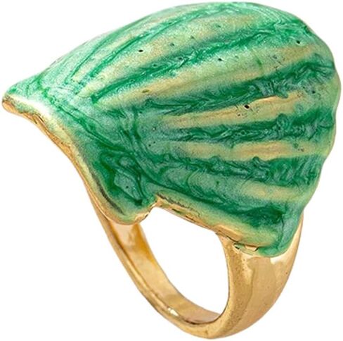 Mrotrida Shell Ring for Women Fashion Natural Sea Shell Finger Rings Bohemian Midi Rings in Kuwait