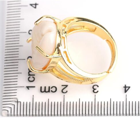 Mrotrida Shell Ring for Women Fashion Natural Sea Shell Finger Rings Bohemian Midi Rings in Kuwait
