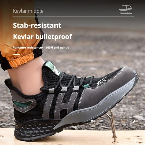 Steel Toe Work Shoes for Men Women Safety Sneakers Construction Industrial Comfortable Steel Toe Sneakers for Men Women in Saudi Arabia