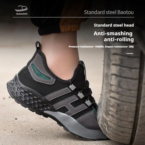 Steel Toe Work Shoes for Men Women Safety Sneakers Construction Industrial Comfortable Steel Toe Sneakers for Men Women in Saudi Arabia
