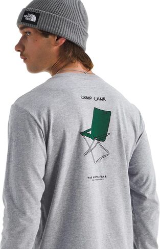 THE NORTH FACE Men's Evolution Sketch Long-Sleeve Tee | Cotton Shirt with a Logo Graphic in Saudi Arabia