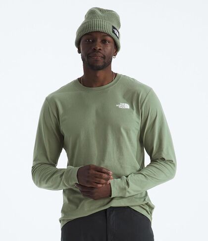 THE NORTH FACE Men's Evolution Light Ink Box NSE Long Tee | Regular Fit Cotton Shirt with Logo Graphic & Set in Sleeves in Saudi Arabia