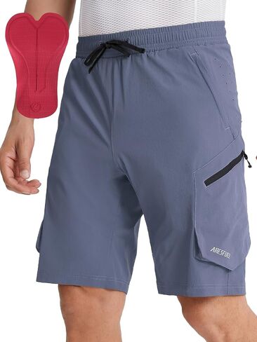 Lightweight Mens Mountain Bike Shorts Cycling Shorts 4D Padded Bike Shorts in Kuwait