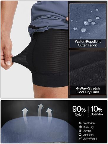 Lightweight Mens Mountain Bike Shorts Cycling Shorts 4D Padded Bike Shorts in Kuwait
