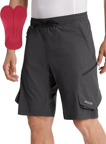 Lightweight Mens Mountain Bike Shorts Cycling Shorts 4D Padded Bike Shorts in Kuwait