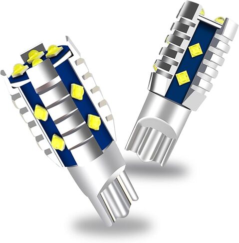 194 مصابيح LED لضوء لوحة الترخيص 6500K أبيض مشرق ، T10 168 مصابيح LED 194 168 2825 W5W مصابيح LED للسيارة خريطة باب القبة مجاملة. in Kuwait
