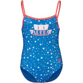 ARENA Friends Girls' Youth U Back US Swimsuit Comfortable One Piece Kids Suit Pool or Beach