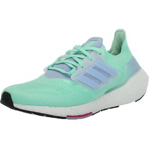 adidas Women's Ultraboost 22 Sneaker, Pulse Mint/Blue Dawn/Crystal White, 7.5