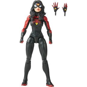 Marvel Legends Series Jessica Drew Spider-Woman, Spider-Man Legends Collectible 6 Inch Action Figures, 2 Accessories