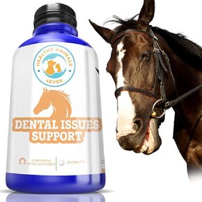 All-Natural Horse Dental Health Support - Maintains Strong, Healthy Teeth & Bones - Dental Supplements for Horses - Homeopathic & Highly Effective - 300 Tablets