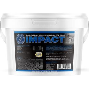 Annamaet Impact – High-Energy Dense Nutrition Supplement for Dogs – Helps Support Healthy Weight in Canine Athletes, Post-Surgical Dogs and Dogs with Fast Metabolism - 1 lb