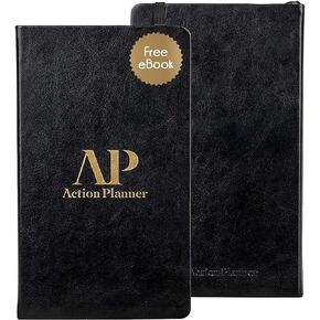 90 Day ACTION PLANNER Daily, Weekly, Monthly Undated Calendar Goal Planning - Increases Productivity & Time Management With Vision Board & To Do List - Life Coaching & Corporate Gifts