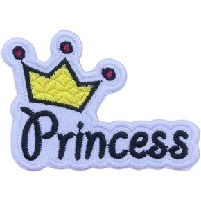 Princess Iron On Patches Embroidered Applique Iron On for Jeans, Clothes, Caps, Backpack, Hats
