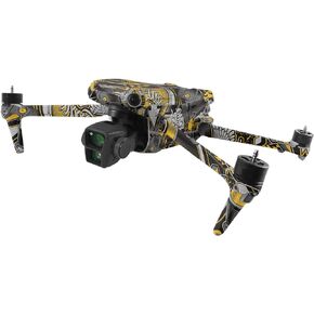 MightySkins Skin Compatible with DJI Air 3 - Puppy Fall | Protective, Durable, and Unique Vinyl Decal wrap Cover | Easy to Apply, Remove, and Change Styles