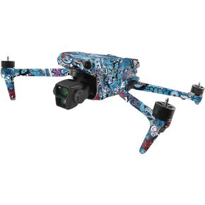 MightySkins Skin Compatible with DJI Air 3 - Puppy Fall | Protective, Durable, and Unique Vinyl Decal wrap Cover | Easy to Apply, Remove, and Change Styles