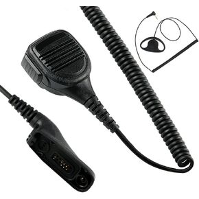 Speaker Mic for Motorola Radios APX4000 APX6000 APX7000 XPR6350 XPR6550 XPR7350 XPR7550 with 3.5mm Earpiece in Kuwait