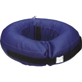 Inflatable Dog Collars - Veterinarian-Approved Collars Designed to Prevent Pets from Scratching and Biting at Injuries, Stitches, Rashes, and Wounds - Large, Blue
