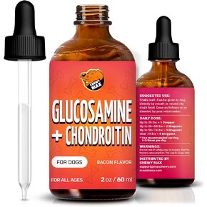Liquid Glucosamine for Dogs | Hip and Joint Supplement Dogs Liquid | Glucosamine for Small Dogs | Dog Joint Supplement Liquid | Liquid Vet Hip and Joint Support for Dogs | 2 Oz