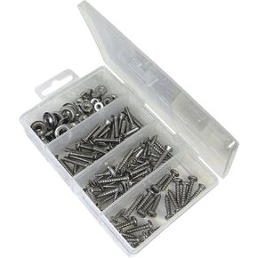 Shoreline Marine Screw Kit Stainless Steel (168 pieces)