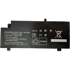 VGP-BPS34 VGP-BPL34 Laptop Battery Replace for Sony VAIO FIT 15A, SVF15A1ACXB SVF15A1ACXS SVF15A1BCXB SVF15A1BCXS SVF15A1CCXB