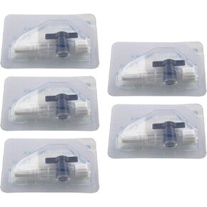 5 قطع من ToToT صمام طبي للاستعمال مرة واحدة في اتجاهين مع وصلات Luer وقفل ذكر للمشروعات المدرسية، والهوايات DIY والمشروعات البحثية التجريبية in Kuwait