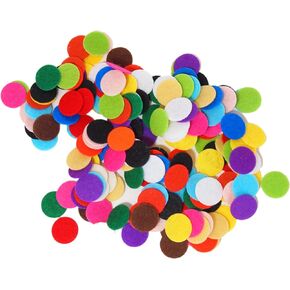 3 Inch Mixed Color Assortment 70pc Stiff Felt Circles