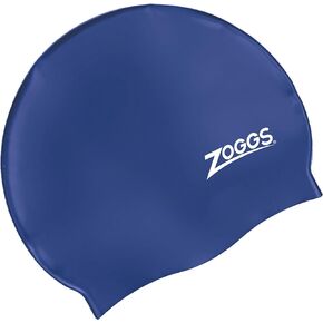 Zoggs Adult Swimming Caps, Comfortable Adult Swimming hat, Non-Slip Lining Adult Swimming Hat, Shaped Swimming Cap, Chlorine Beating Zoggs Swim Cap (One Size)
