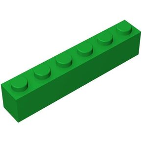 Classic Bulk Brick Block 1x6, 100 Piece Apricot Yellow Brick 1x6, Compatible with Lego Parts and Pieces 3009, Creative Play Set - Compatible with Major Brands(Colour:Apricot Yellow)