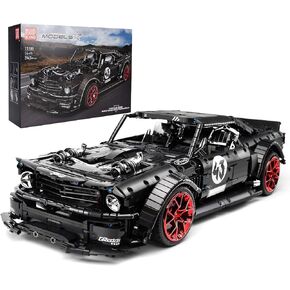 Mould King 13108N Mustang Car Building Kits, MOC Building Blocks Set to Build, Gift Toy for Kids Age 8+ /Adult Collections Enthusiasts(2943 Pieces, Static Versionl)